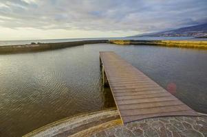 Dock on the lake photo