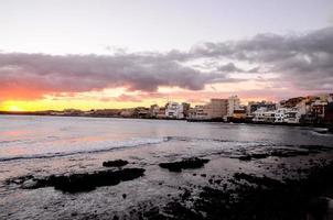 Scenic coastal view photo