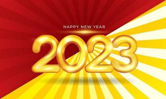 2023 Design with Rays Background vector