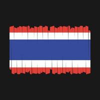 Thailand Flag Brush Vector