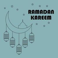 Ramadán kareem Ramadán mubarok vector Arte. musulmán Ramadán mubarok. Ramadán mubarok ilustración.