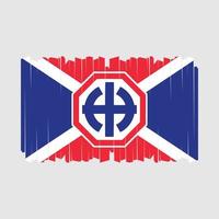 Soviet Flag Brush Vector