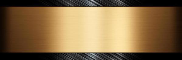 Gold metal background. Brushed metallic texture. 3d rendering photo