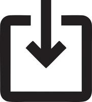 Download icon symbol image vector. Illustration of the down load design. EPS 10 vector