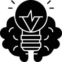 Idea solution icon symbol vector image. Illustration of the creative innovation concept design. EPS 10