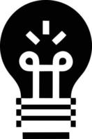 Idea solution icon symbol vector image. Illustration of the creative innovation concept design. EPS 10