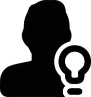 Idea solution icon symbol vector image. Illustration of the creative innovation concept design. EPS 10