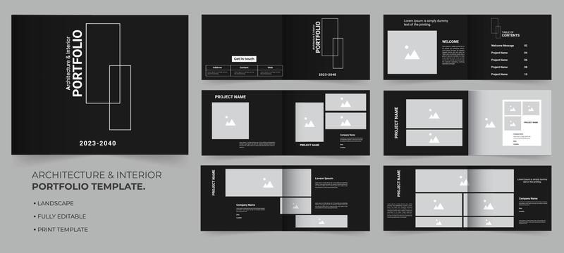 Portfolio Template Landscape Vector Art Icons And Graphics For Free Portfolio Template Landscape Vector Art Icons And Graphics For Free
