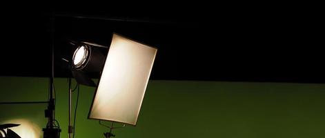 Film light for video production camera in studio set or Use as studio photo shoot light