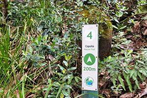 Mahe Seychelles 23.03.2023 copolia trail, 200M sign board Mahe Seychelles photo