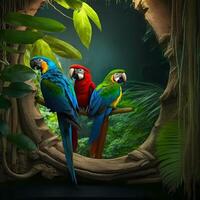 Macaw. aesthetic graphic art photo