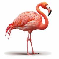 flamingo illustration AI Generated photo