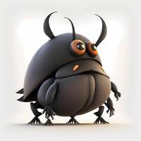 rhino beetle illustration photo