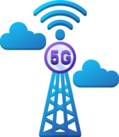 5g inalámbrico red tecnología icono elemento ilustración. png