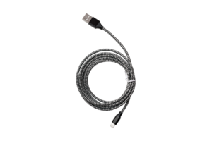 Charger cable accessories isolated on a transparent background png