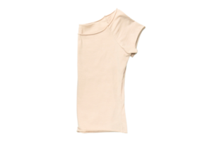 Beige shirt isolated on a transparent background png