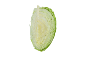 Vegetables green cabbage isolated on a transparent background png