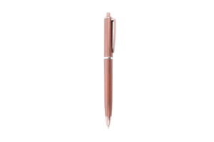 rosado bolígrafo aislado en un transparente antecedentes png