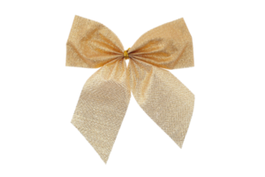 Gold gift ribbon isolated on a transparent background png