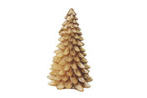 Pink christmas tree isolated on a transparent background png