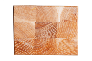 Wooden chopping board isolated on a transparent background png