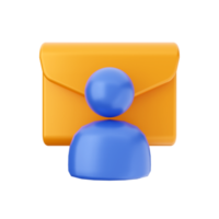 3d mail email message envelope png