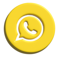 2d icon of whatsapp logo png