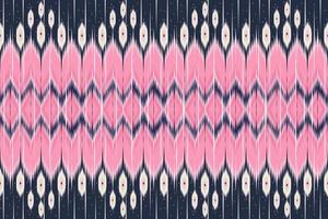 Ethnic fabric pattern Designed from geometric shapes Ethnic Asian style fabric pattern Used for home decoration, carpet work, indoor and outdoor use. vector