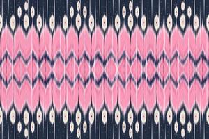 Ethnic fabric pattern Designed from geometric shapes Ethnic Asian style fabric pattern Used for home decoration, carpet work, indoor and outdoor use. vector