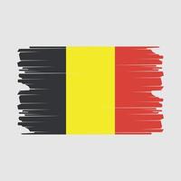 ilustración de la bandera de bélgica vector