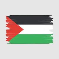 ilustración de la bandera palestina vector