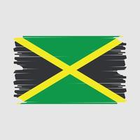 Jamaica bandera ilustración vector