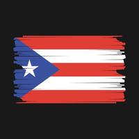 Puerto Rico Flag Illustration vector