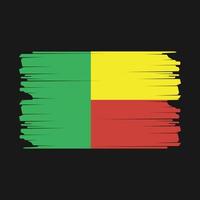 benin bandera ilustración vector