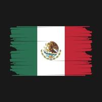 Mexico Flag Illustration vector