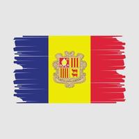 Andorra Flag Illustration vector