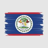 Belize Flag Illustration vector