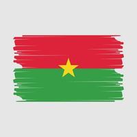 Burkina Faso Flag Illustration vector