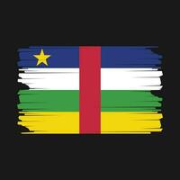 central africano bandera ilustración vector
