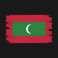 Maldives Flag Illustration vector