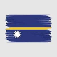 nauru bandera ilustración vector