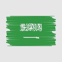 ilustración de la bandera de arabia saudita vector