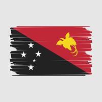 Papuasia bandera ilustración vector