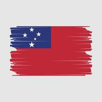 Samoa Flag Illustration vector