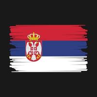 serbia bandera ilustración vector