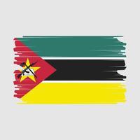 Mozambique bandera ilustración vector