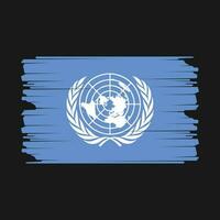 United Nations Flag Illustration vector