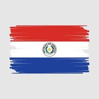 paraguay bandera ilustración vector