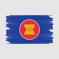Asean Flag Illustration vector