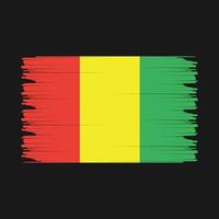 Guinea bandera ilustración vector